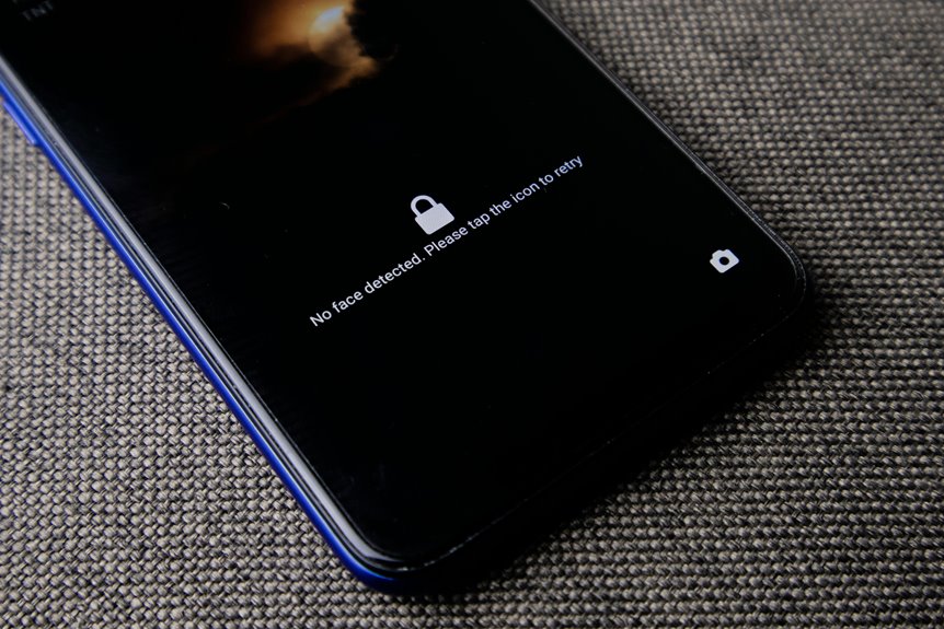 face recognition unlock process