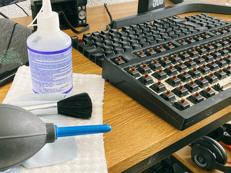 laptop keyboard hygiene maintenance